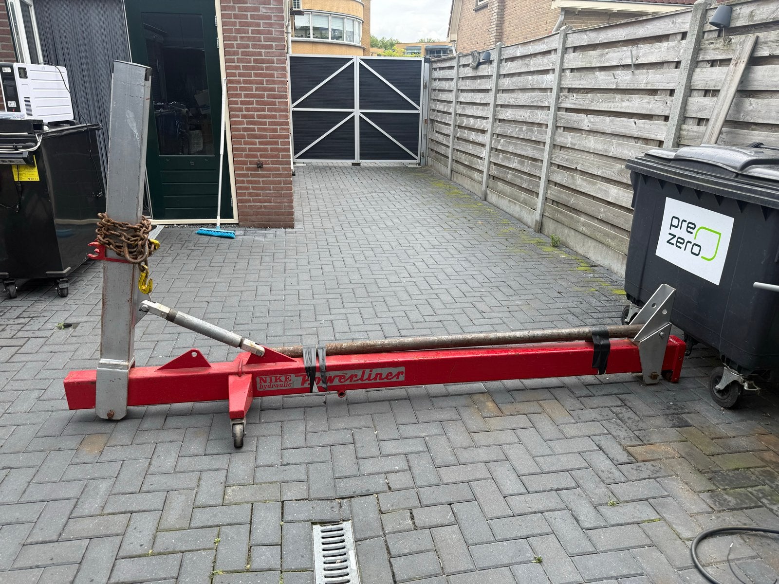 Nike Powerliner hydraulische autokrik, Doe-het-zelf en Verbouw, Lieren en Takels, Gebruikt, Handmatig, Ophalen of Verzenden