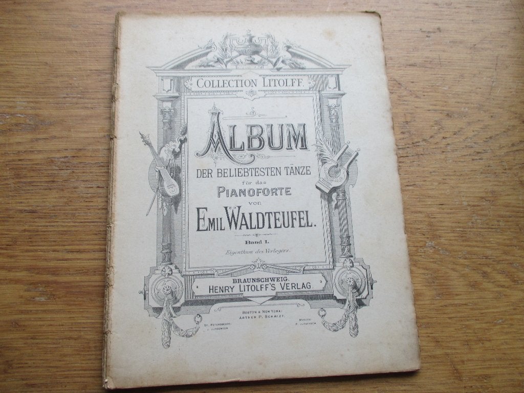 Album der Beliebtesten Tänze voor Pianofort -Emil Waldteufel, Gebruikt, Klassiek, Ophalen of Verzenden, Artiest of Componist