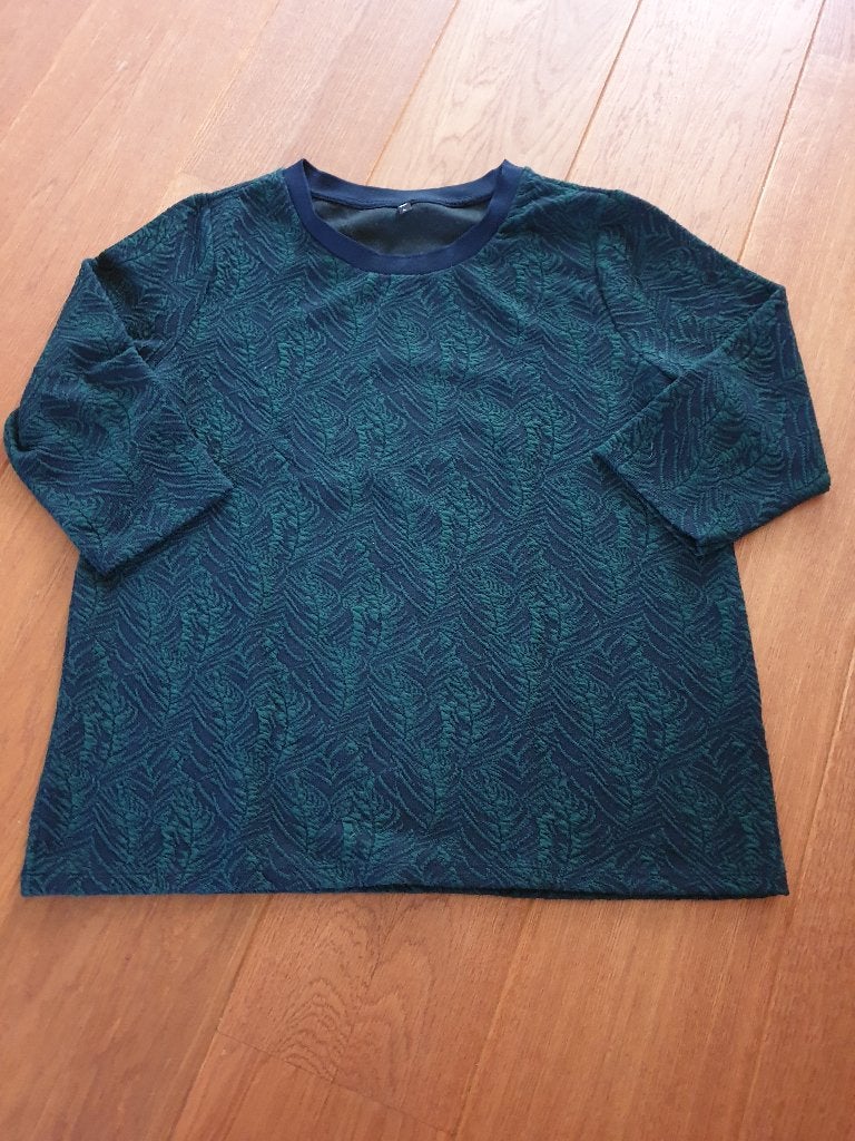 Donkerblauwe/groene trui, Hema, maat L, Maat 42/44 (L), Nieuw, Ophalen of Verzenden, Hema