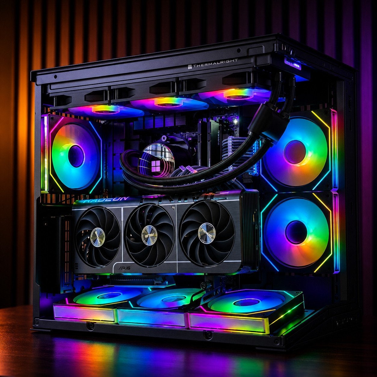 HIGH-END GAMING PC | RYZEN 7 9800X3D / 9070 XT / DDR5 32GB, Computers en Software, Desktop Pc's, 32 GB, Refurbished, Gaming PC