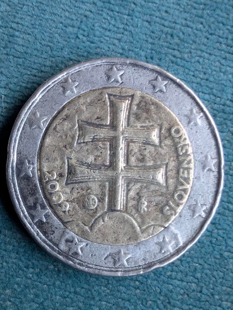 2 Euro uit Slowakije. Jaartal 2009., Ophalen of Verzenden, Slowakije, 2 euro, Losse munt