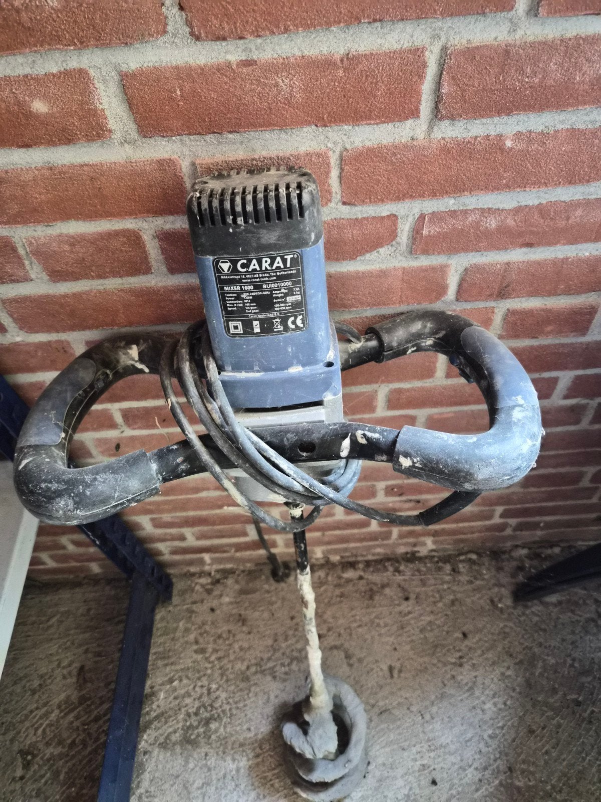 Carat Mixer 1600 - Krachtige mortelmixer, Ophalen of Verzenden