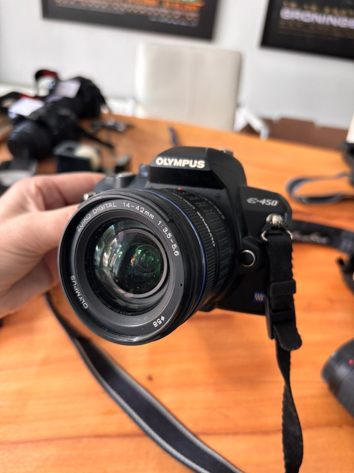 Olympus E-450 incl extra lens!, Ophalen of Verzenden, Gebruikt, 10 megapixels, Olympus