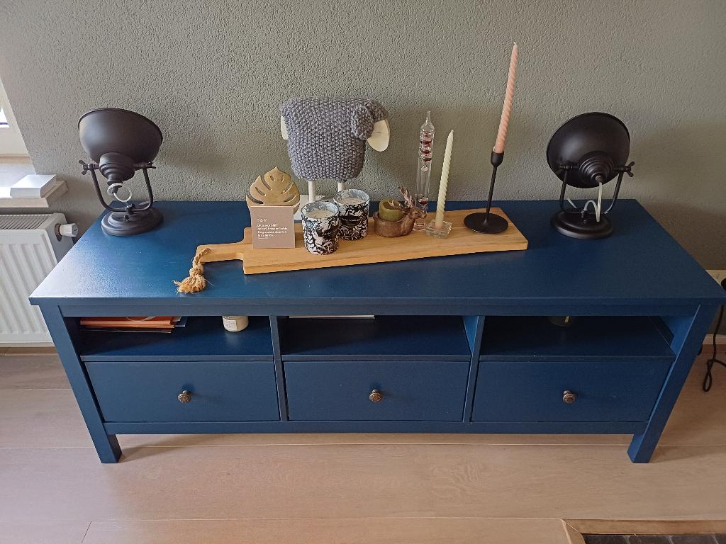 Ikea kast blauw, Ophalen, Overige materialen, Gebruikt, 150 tot 200 cm