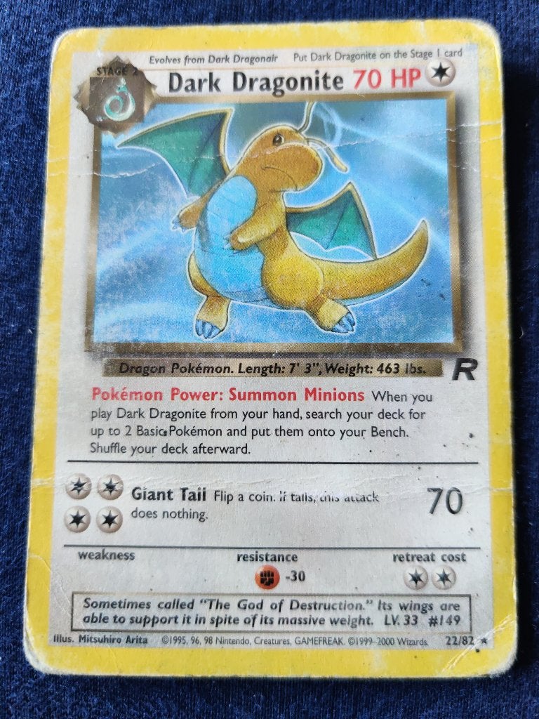 Dark Dragonite - Team Rocket 22/82 - Played, Ophalen of Verzenden, Nieuw