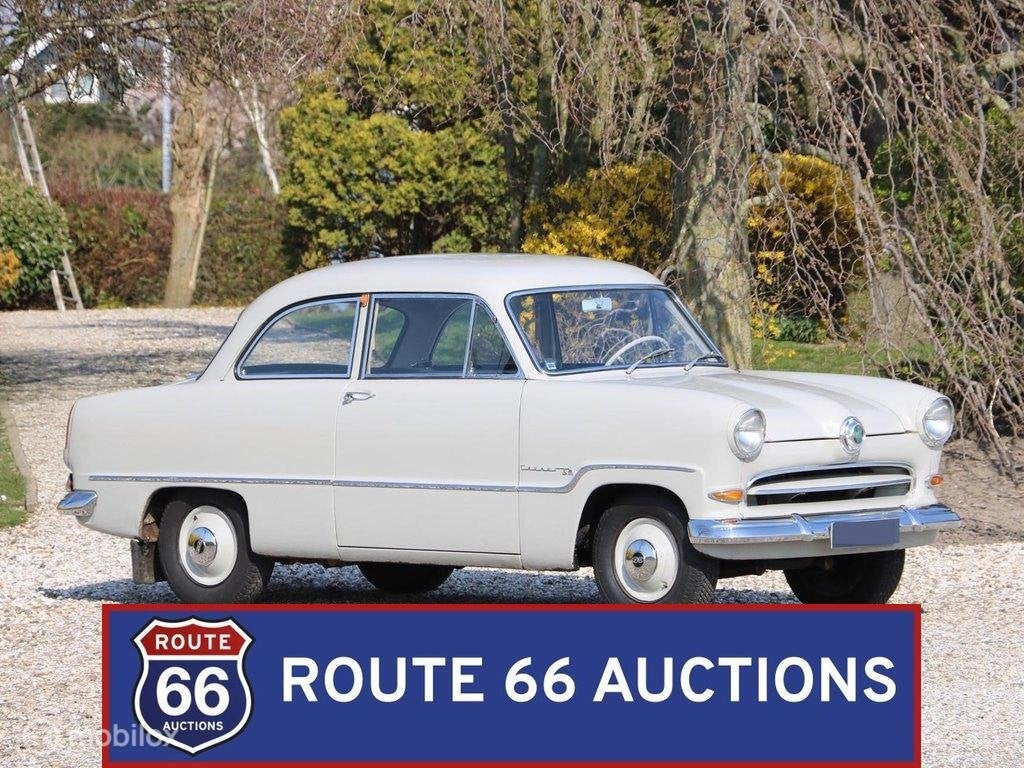 Ford Taunus 15M | 1956 | Route 66 Auctions, Auto's, Oldtimers, Overige carrosserieën, Zwart, Bedrijf, Handgeschakeld