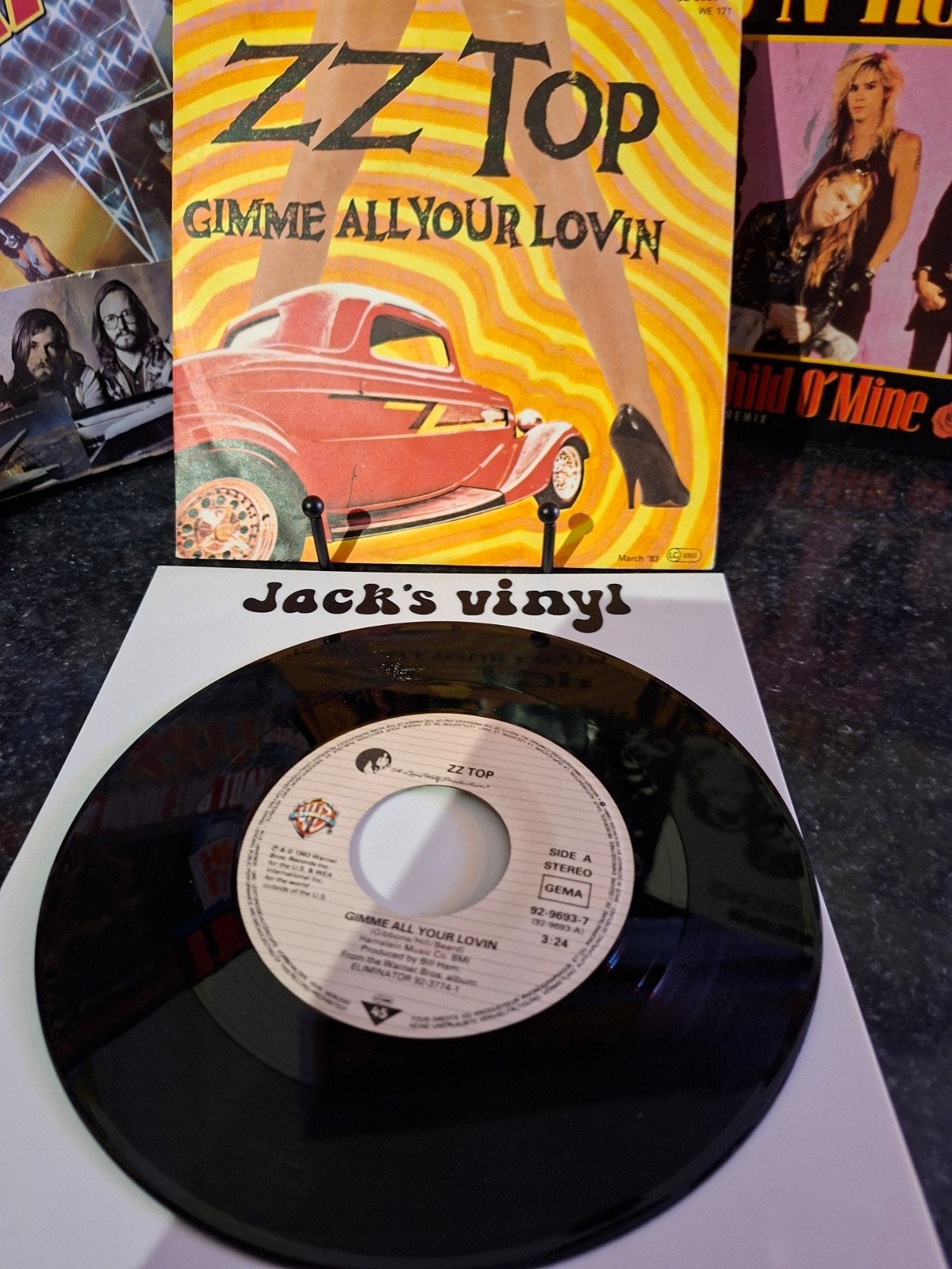ZZ Top - Gimme All Your Lovin' (Vinyl Single) 1983, 7 inch, Ophalen of Verzenden, Overige typen, Fotohoes