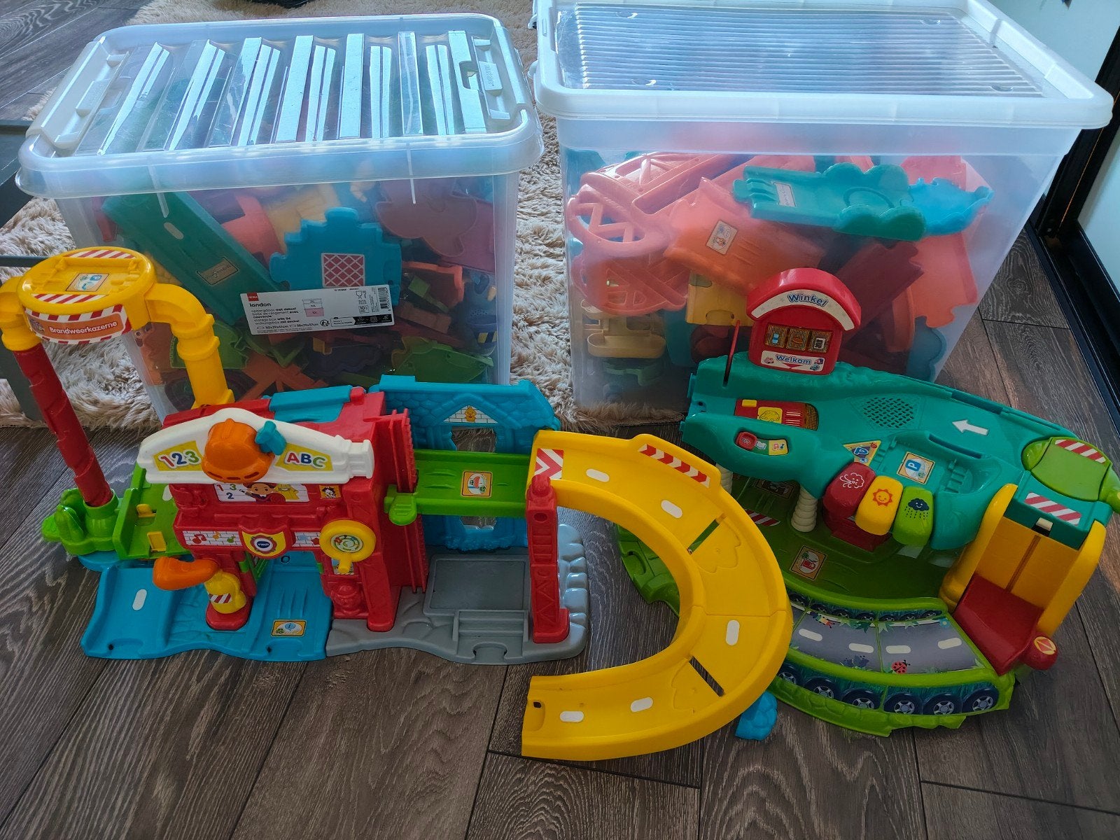VTech Toet Toet Auto's Garage en Baandelen Set, Ophalen, Gebruikt, Jongen of Meisje