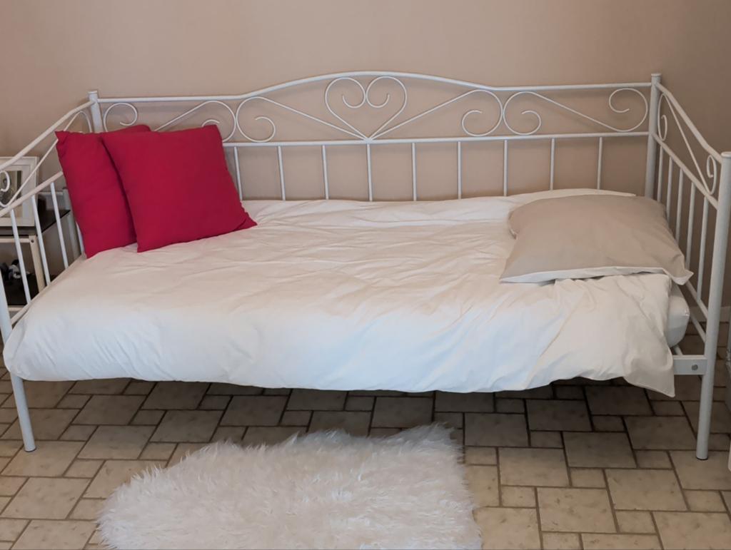 Bed/ledikant, Ophalen, Gebruikt, 90 cm, Eenpersoons