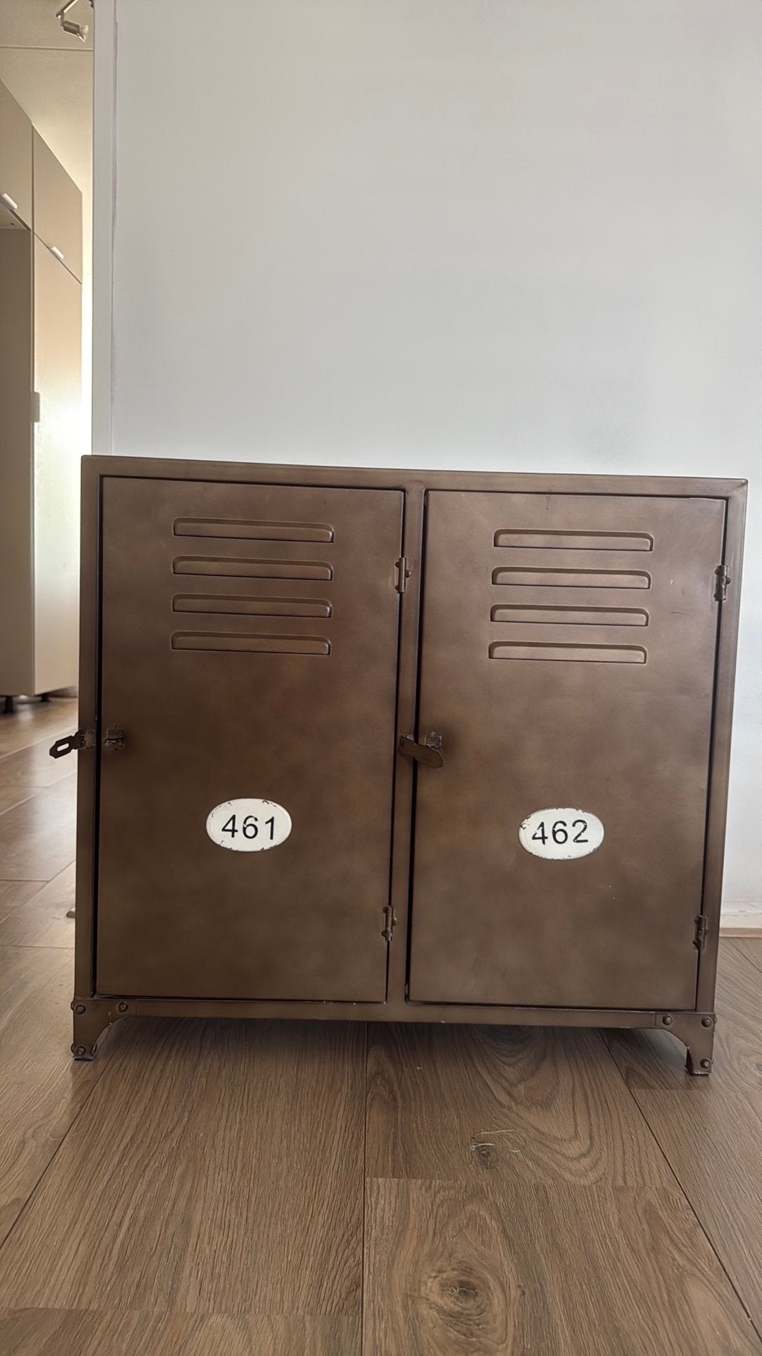 Industrieel kastje, Huis en Inrichting, Kasten | Lockerkasten, Ophalen, Gebruikt, Industrieel