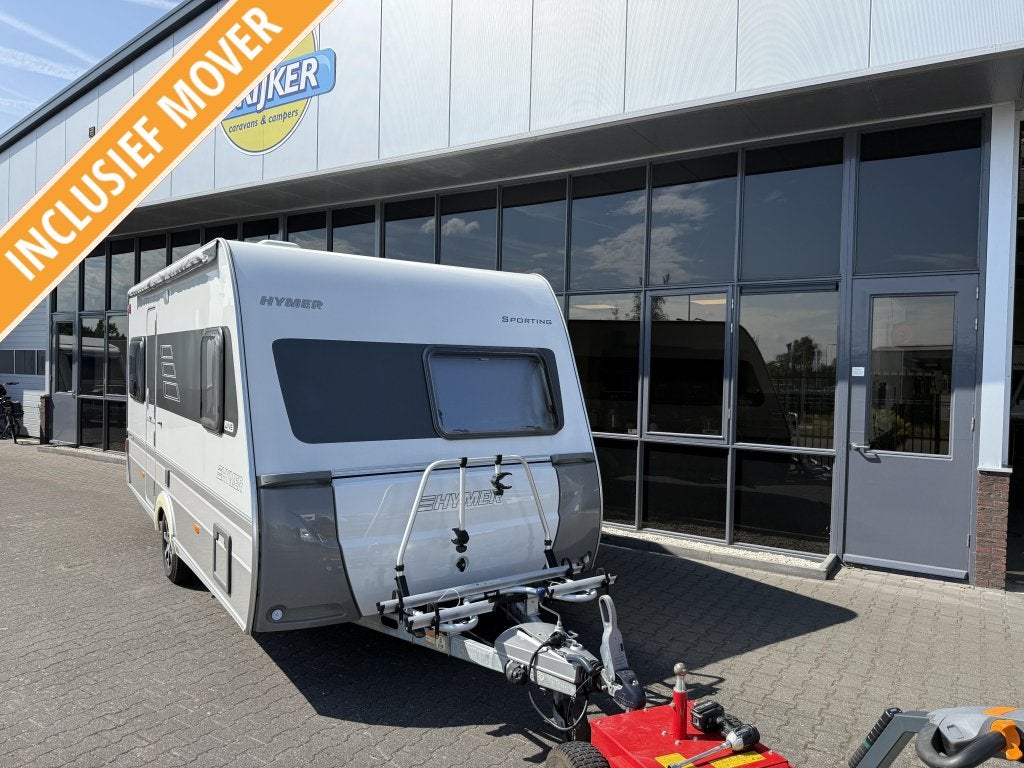 Eriba Sporting Jive 465 XL Fransbed + Rondzit Luifel + Mover, Bedrijf, Treinzit, Schokbreker, 4 tot 5 meter