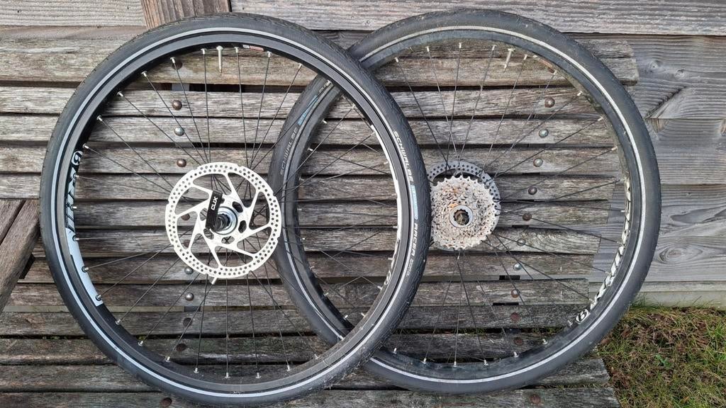 Te koop 2x velgen 26 ince inclusief banden, Ophalen of Verzenden