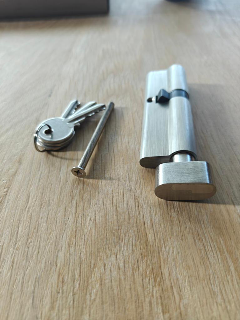Nieuwe Cilinder sloten met draaiknop, Ophalen of Verzenden, Nieuw, Rvs, Slot