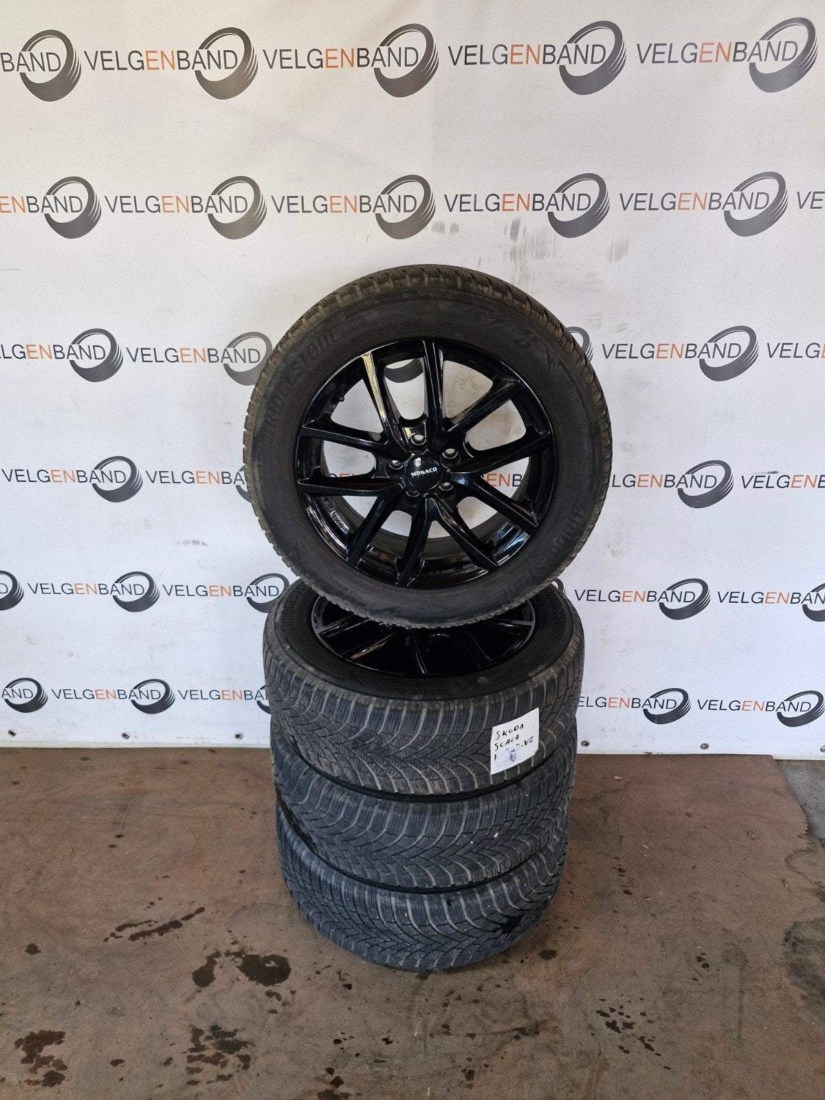 Winterset Skoda Scala VW Polo A1 Citycarver 5x100 57,1, Auto-onderdelen, Gebruikt, 16 inch, ., Banden en Velgen