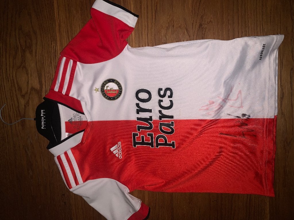 Feyenoord thuis 2021/2022 gesignaleerd, Maat XS of kleiner, Ophalen of Verzenden, Gebruikt, Shirt
