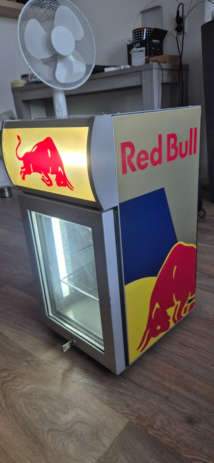 Red Bull Mini Koelkast - Perfect voor Drankjes, Ophalen of Verzenden, Minder dan 75 liter, Zonder vriesvak, Gebruikt