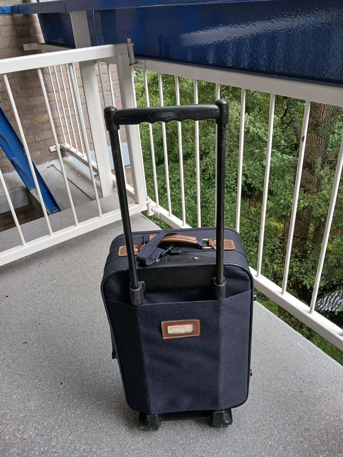 Cabine koffer voor bijvoorbeeld reizen met transavia, Ophalen, Uitschuifbare handgreep, Minder dan 50 cm, Zo goed als nieuw