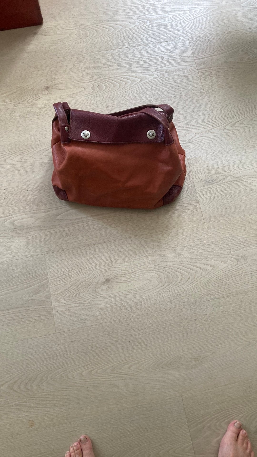 Grote leren tas. Ook als werktas te gebruiken., Sieraden, Tassen en Uiterlijk, Overige Accessoires, Ophalen, Gebruikt