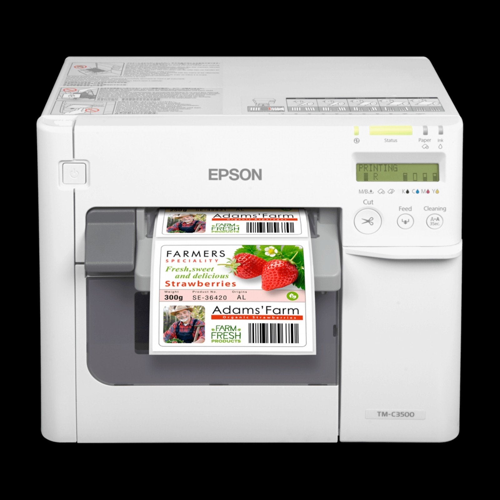 Epson TM-C3500 kleurenlabelprinter, Computers en Software, Ophalen, Gebruikt, Kleur printen, Printer