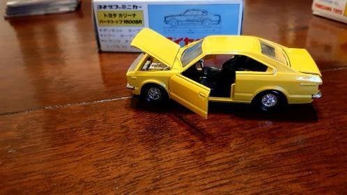 Diapet YONEZAWA TOYS Toyota CARINA 1600SR GEEL G18, Hobby en Vrije tijd, Ophalen of Verzenden, Nieuw, Auto, Overige merken