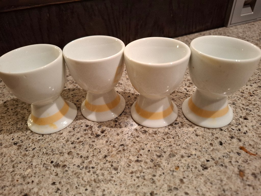 EIERDOPJES, 4 STUKS, Overige typen, Ophalen of Verzenden, Zo goed als nieuw, Overige stijlen