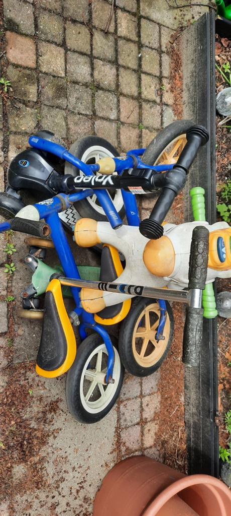 Loopfietsjes, stepjes en looppaard - Diverse kinderrijtuigen, Ophalen, Gebruikt, Loopfiets