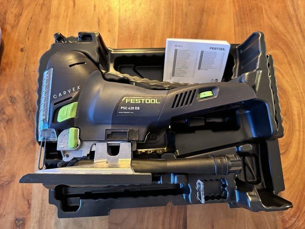 Festool accu decoupeerzaag PSC420 (nieuw), Decoupeerzaag, Nieuw, Ophalen of Verzenden, 30 tot 70 mm