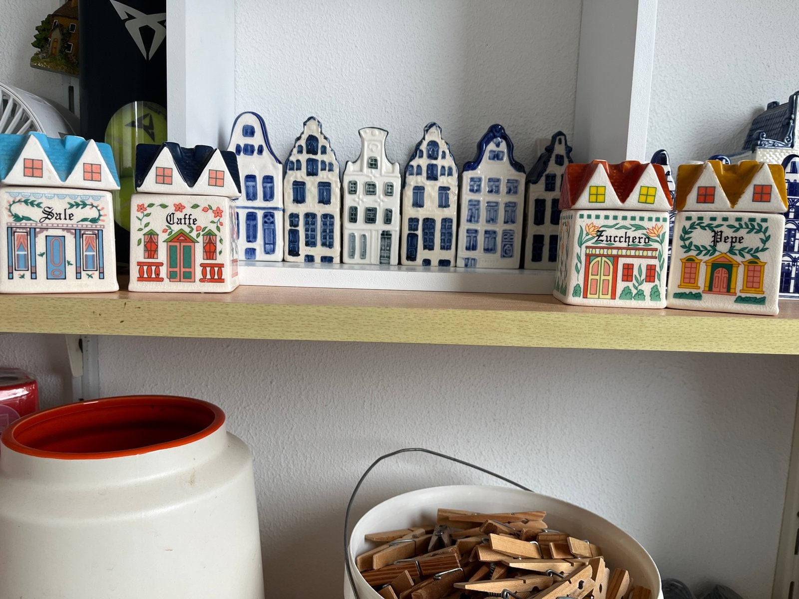 Delfts Blauw Huisjes Collectie - Diverse Maten en Stijlen, Antiek en Kunst, Antiek | Keramiek en Aardewerk, Ophalen of Verzenden
