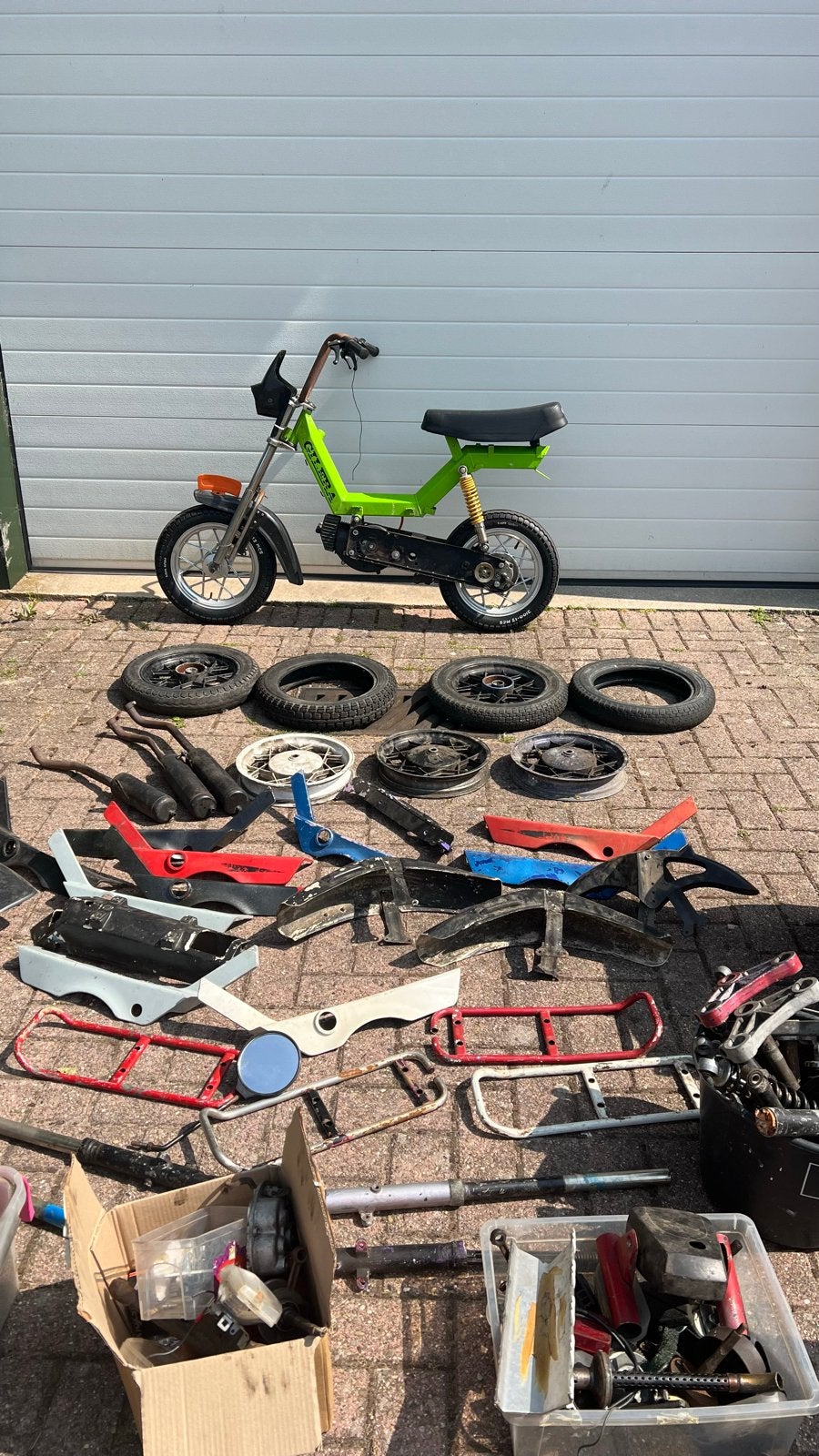 Gilera Citta 50cc brommer met veel onderdelen, Ophalen, Gebruikt, Overige typen