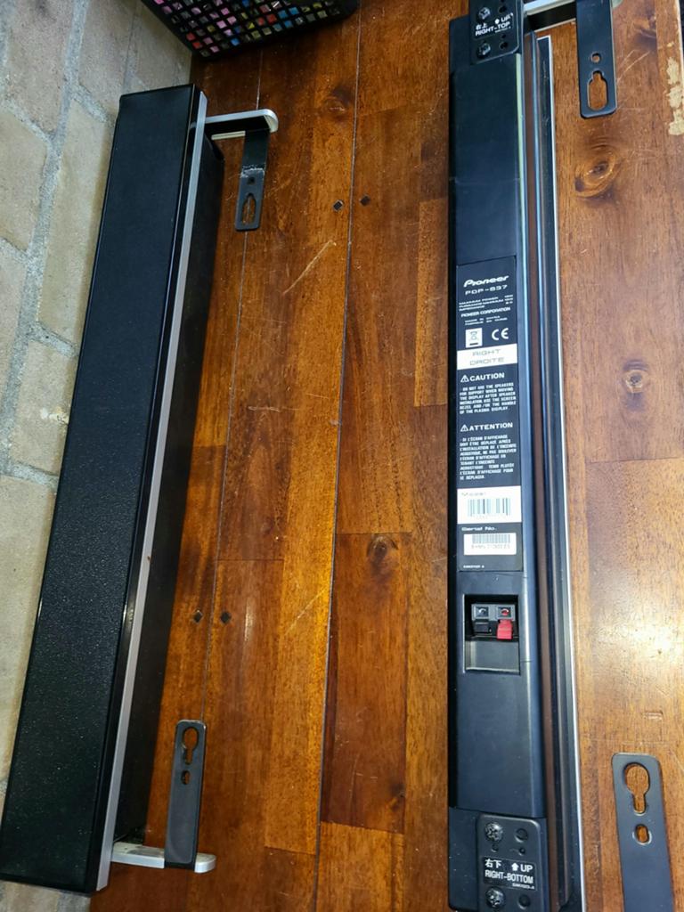 Pioneer PDP-S37 speakers voor of naast de TV, Overige merken, Gebruikt, Ophalen of Verzenden, Minder dan 60 watt