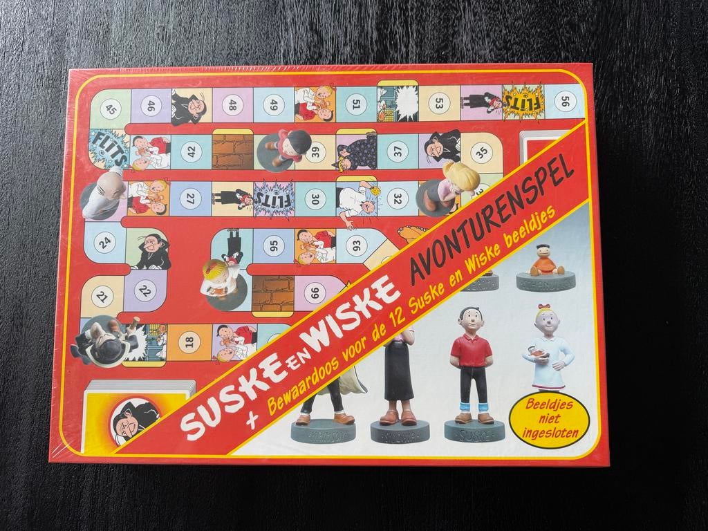 Suske & Wiske Avonturenspel + 12 figuurtjes Nieuw in Doos, Hobby en Vrije tijd, Gezelschapsspellen | Bordspellen, Drie of vier spelers