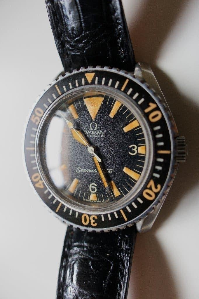 Omega Seamaster 300 Ref. 165.024-64, Leer, Staal, Verzenden, Polshorloge