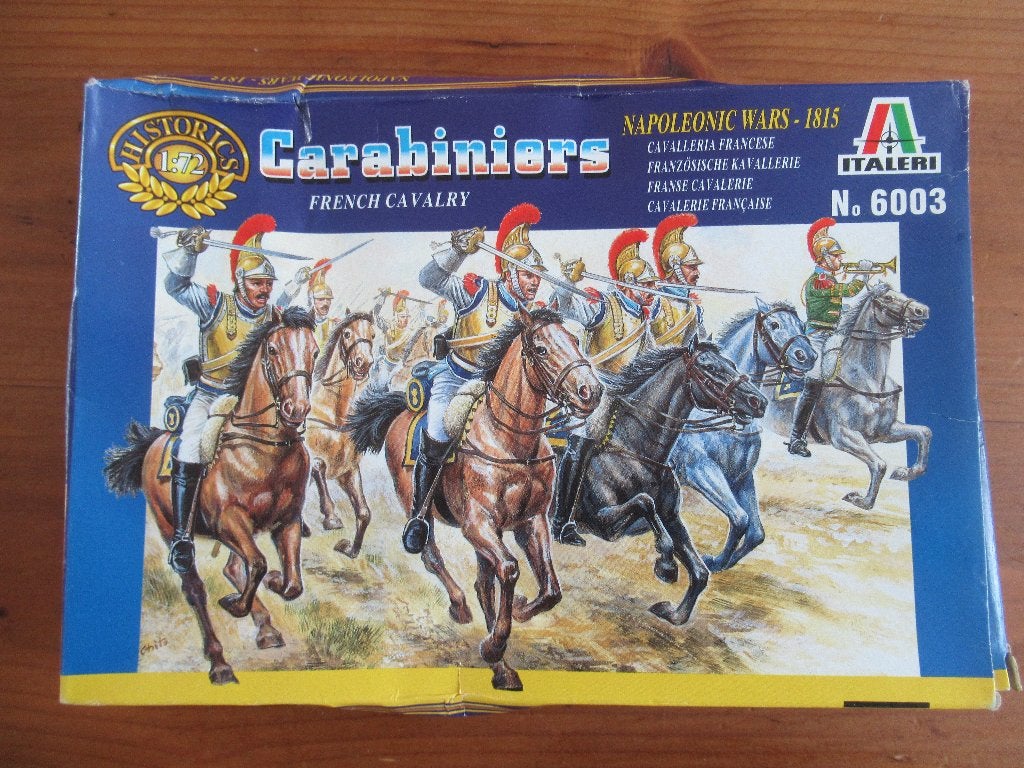Carabiniers - French Cavalry (Italeri 1/72), Ophalen of Verzenden, Zo goed als nieuw, 1:50 of kleiner, Figuur of Figuren