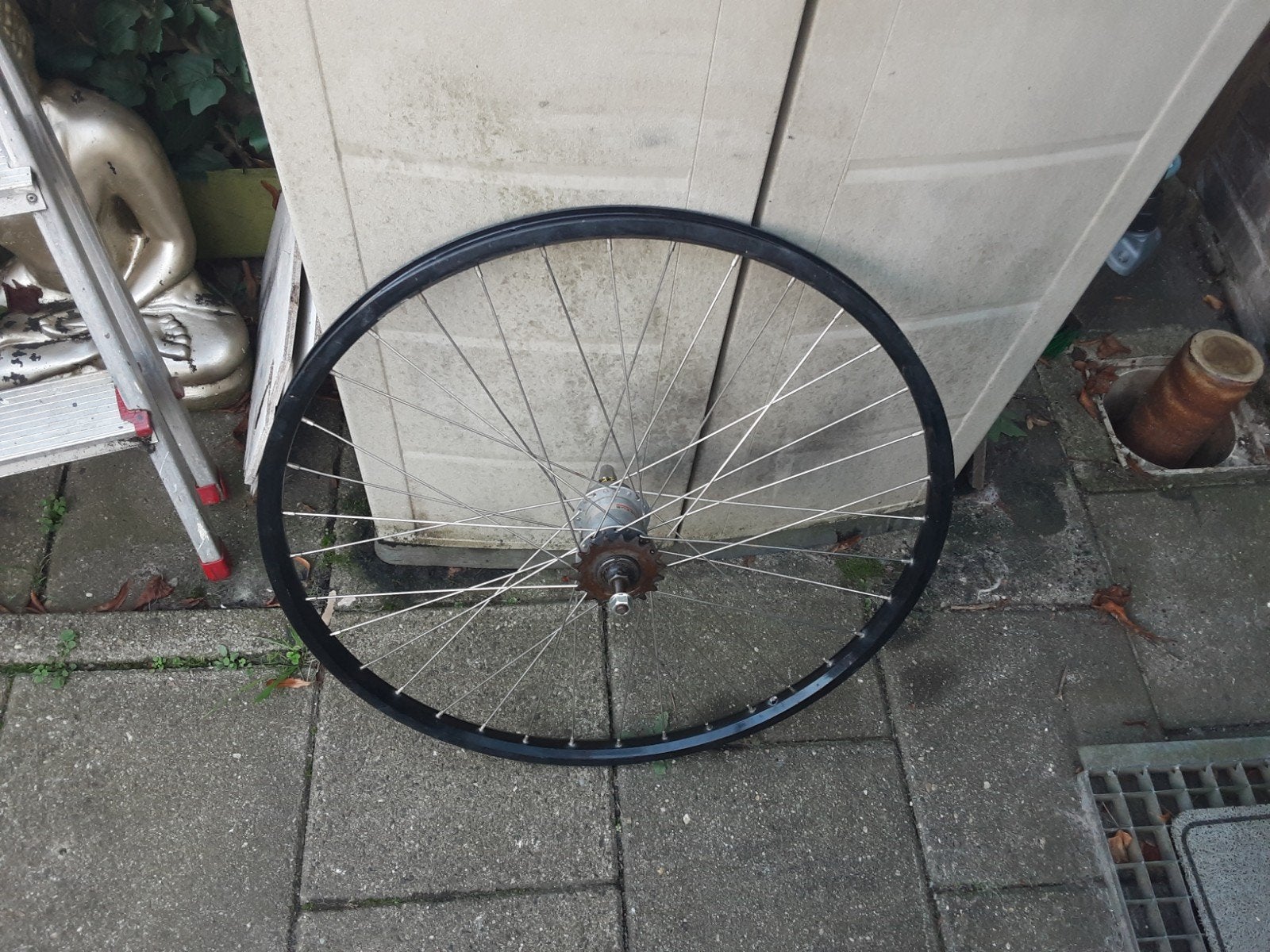 26 x 1,75 inch nexus achterwiel, 3 speed,terugtraprem, Ophalen of Verzenden, Gebruikt, Shimano Nexus