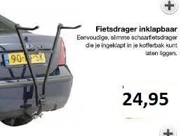 Nieuwe verpakking Fietsdrager inklapbaar, Ophalen of Verzenden, Nieuw