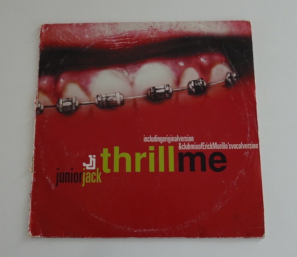 Junior Jack - Thrill Me -- House / Disco Vinyl 2002, Ophalen, Zo goed als nieuw, 12 inch, Overige genres
