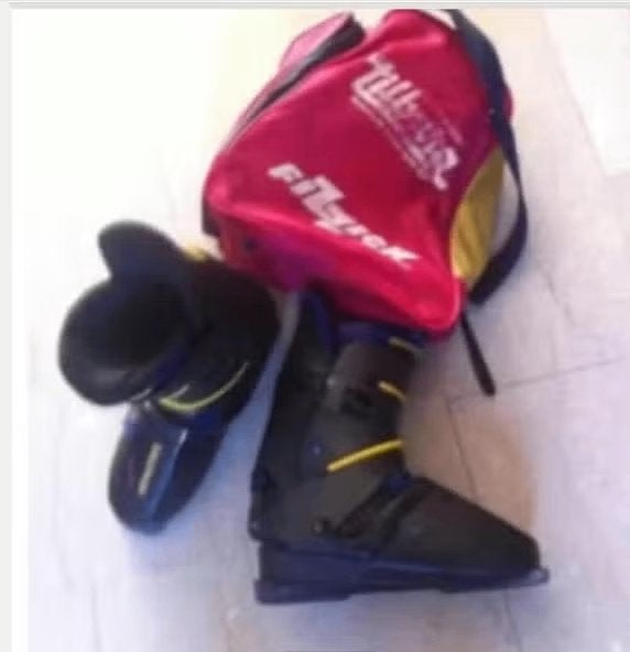 Heren Ski schoenen merk Salomon grijs mt 45, 160 tot 180 cm, Gebruikt, Schoenen, Skiën
