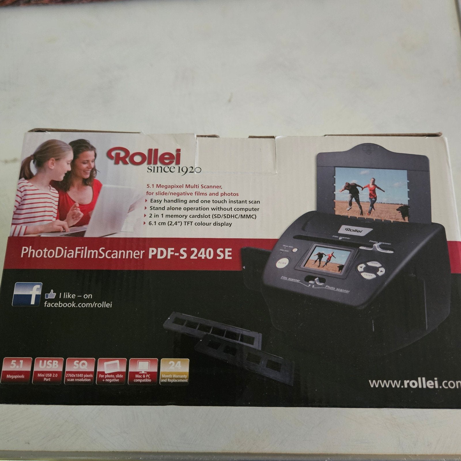 Rollei PhotoDiaFilmScanner PDF-S 240 SE, Diascanner, MacOS, Rollei, Ophalen of Verzenden