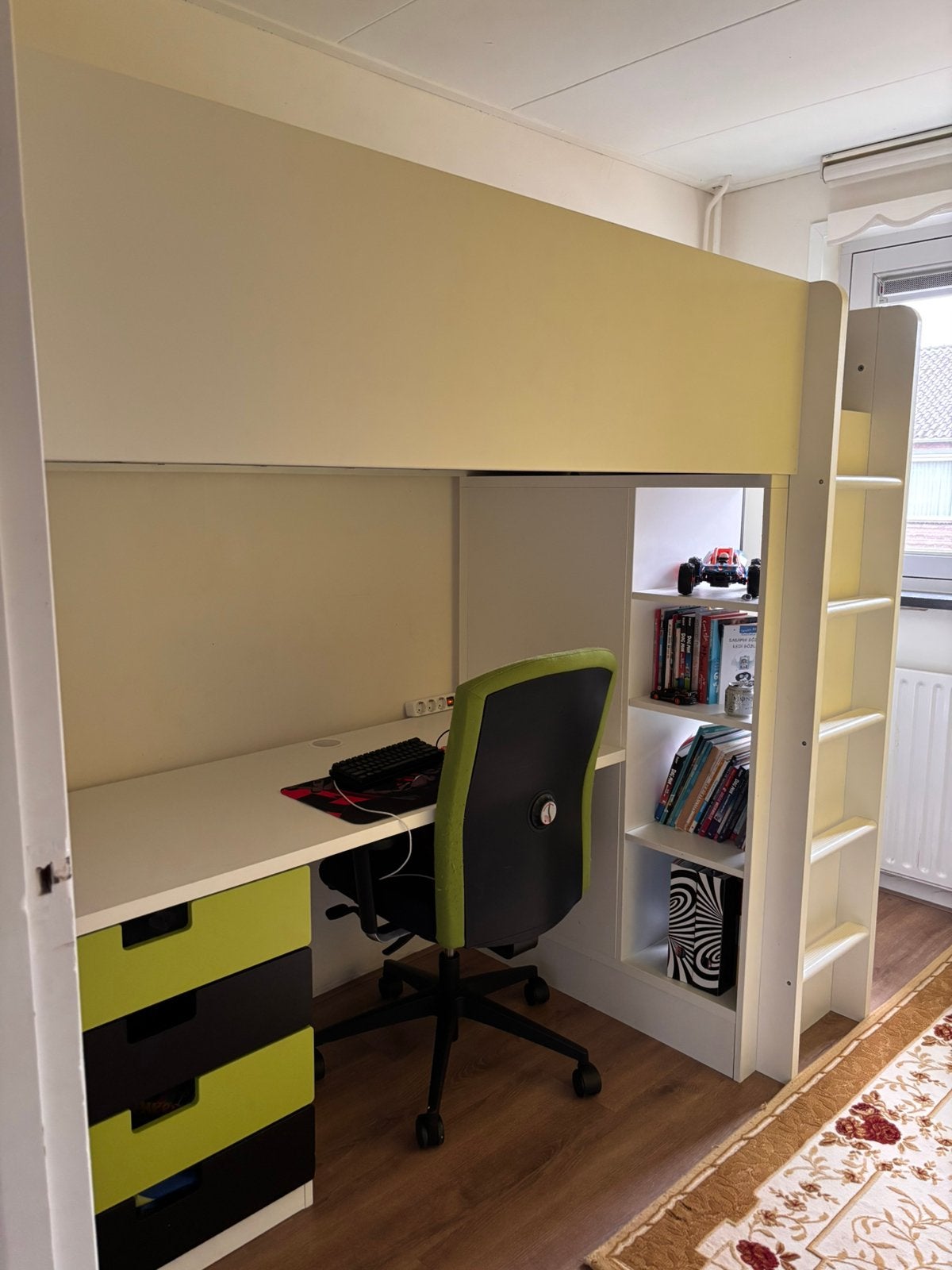 İkea Stuva hoogslaper, Ophalen, Gebruikt, Eenpersoons, 200 cm