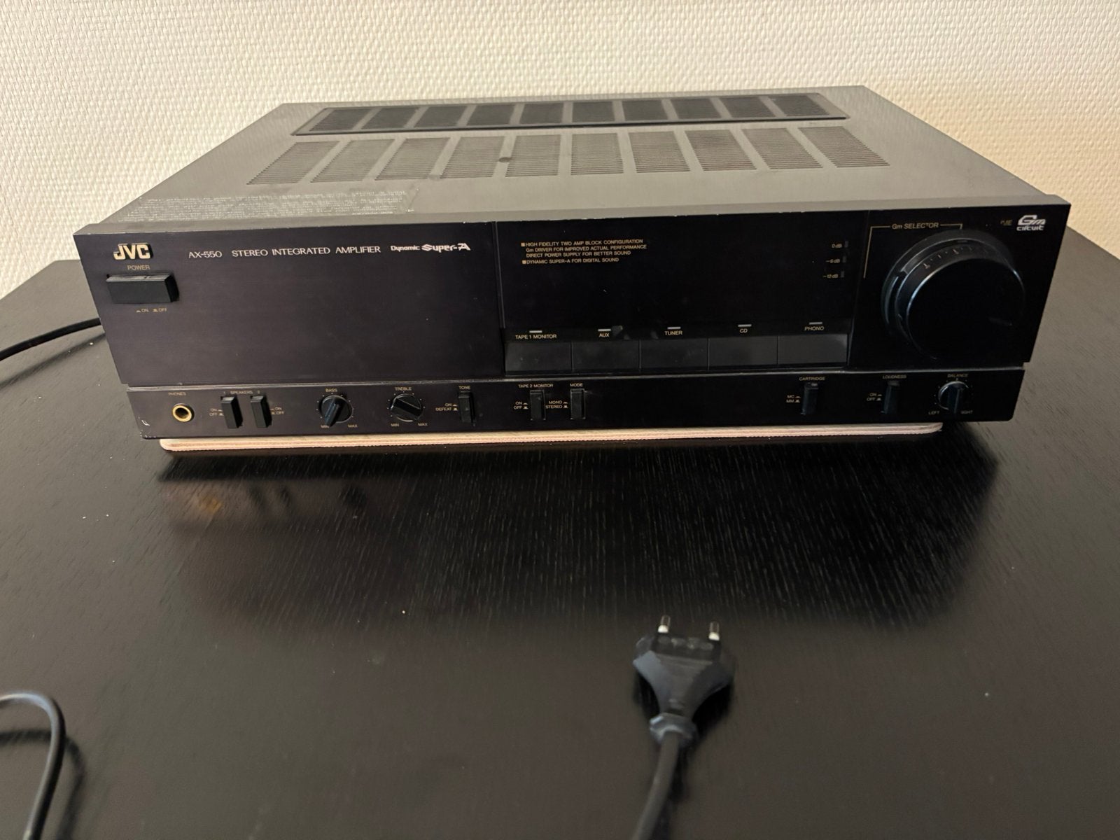 JVC AX-550 versterker, Gebruikt, JVC, Ophalen of Verzenden, 60 tot 120 watt