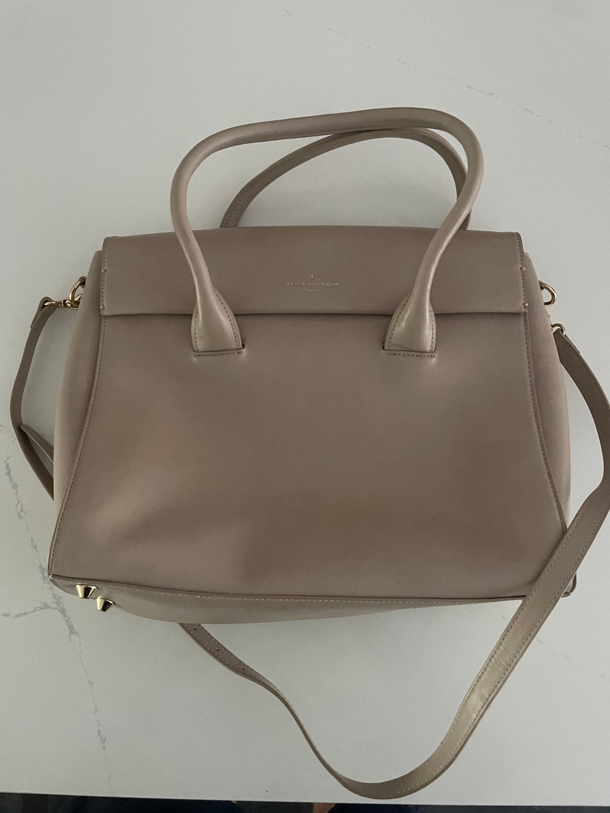 Paul's Boutique handtas, Sieraden, Tassen en Uiterlijk, Tassen | Damestassen, Ophalen, Zo goed als nieuw, Beige, Handtas