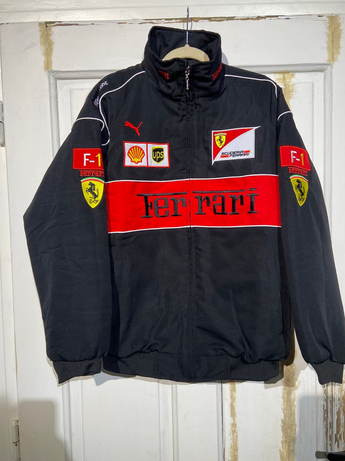 Ferrari Bomberjack Racing (maat XL) Vintage zwart, Ophalen of Verzenden, Zo goed als nieuw, Maat 56/58 (XL), Zwart