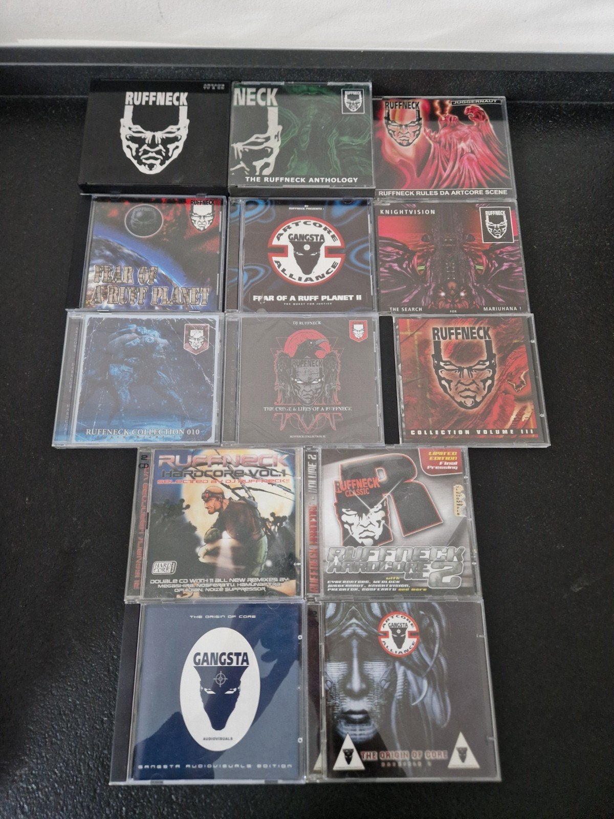 Ruffneck Gangsta gabber cds. Thunderdome early collect id&t, Verzamelen, Ophalen of Verzenden, Zo goed als nieuw