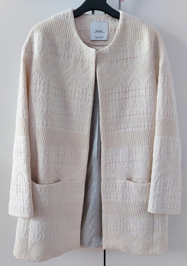 Blazer Mango mt M, Maat 38/40 (M), Mango, Beige, Ophalen of Verzenden