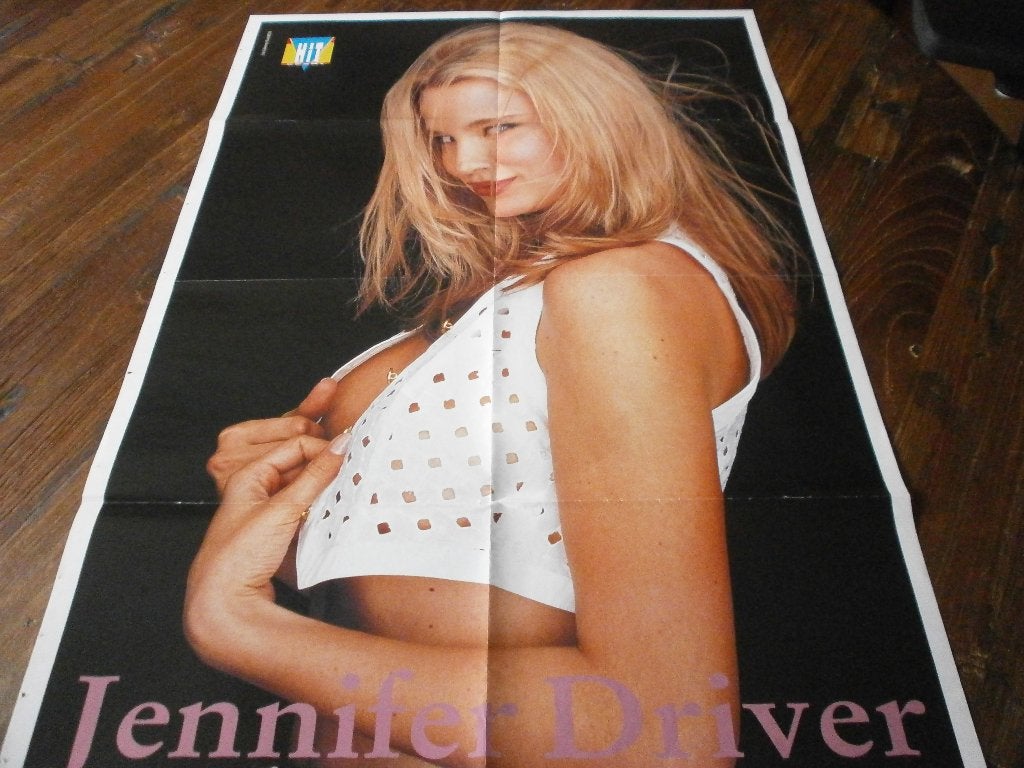 leuke xl poster jr 90  Jennifer Driver, Verzenden, Zo goed als nieuw, A1 t/m A3, Film en Tv