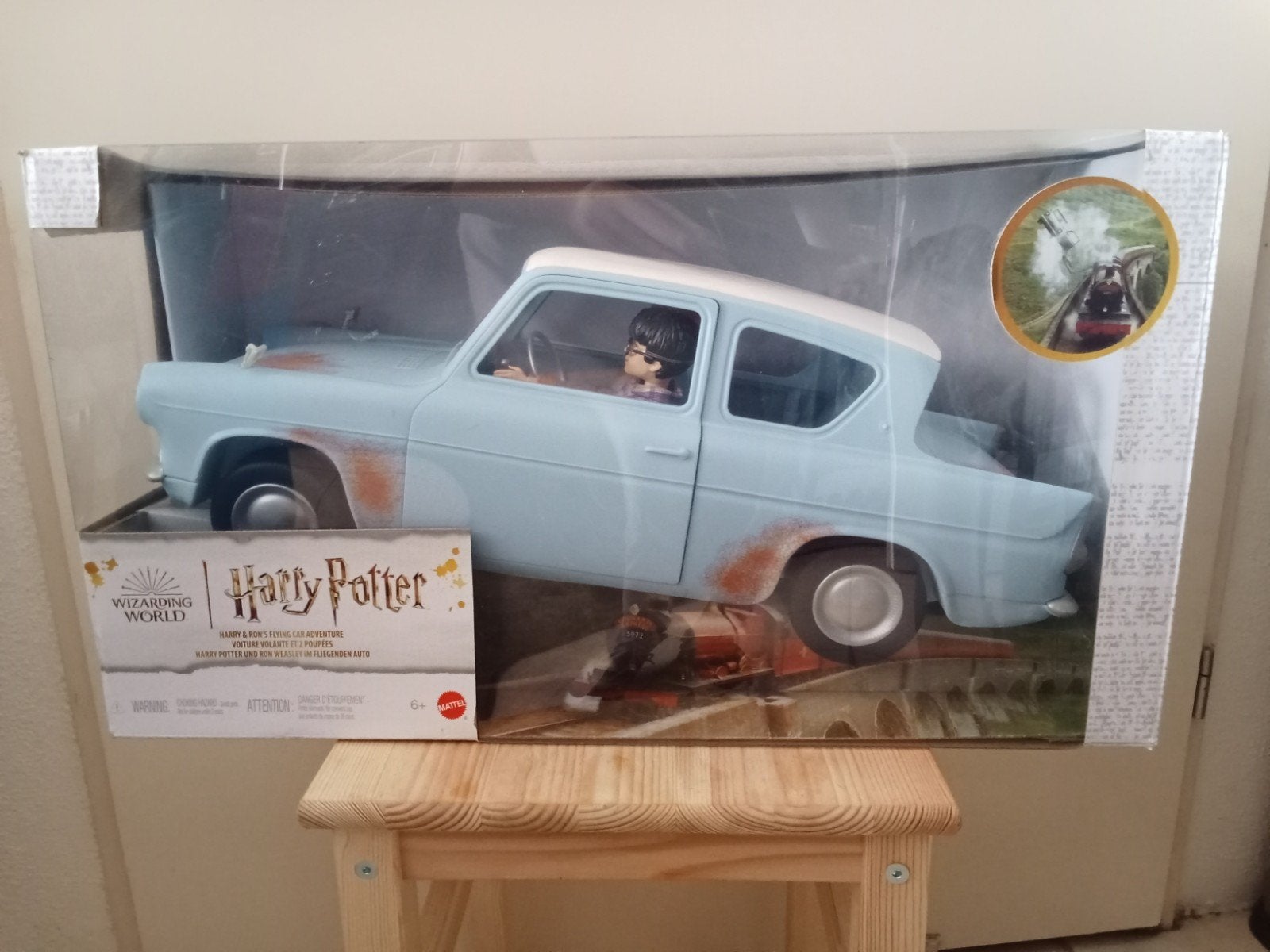 Harry Potter Vliegende Ford Anglia met Harry & Ron, Ophalen of Verzenden, Nieuw