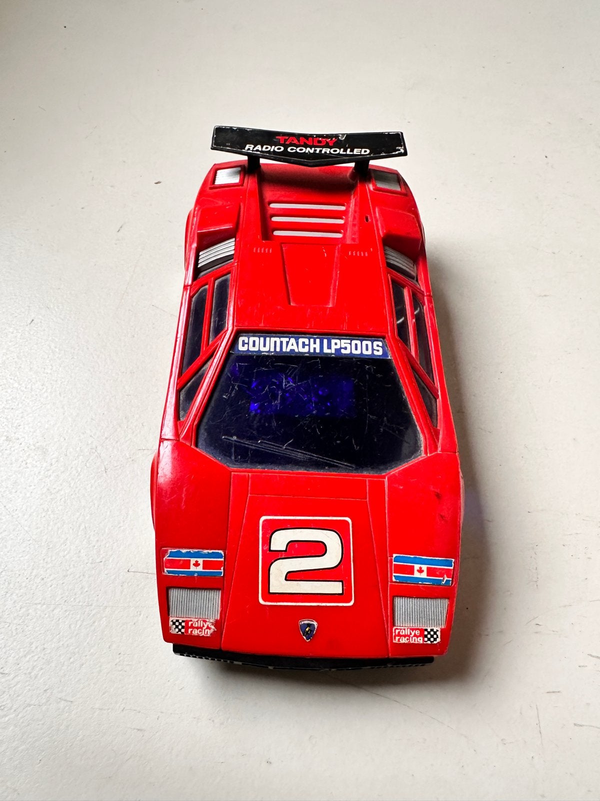Vintage Tandy RC Lamborghini Countach LP500S Jaren '80, Elektro, Gebruikt, Ophalen of Verzenden, Auto onroad