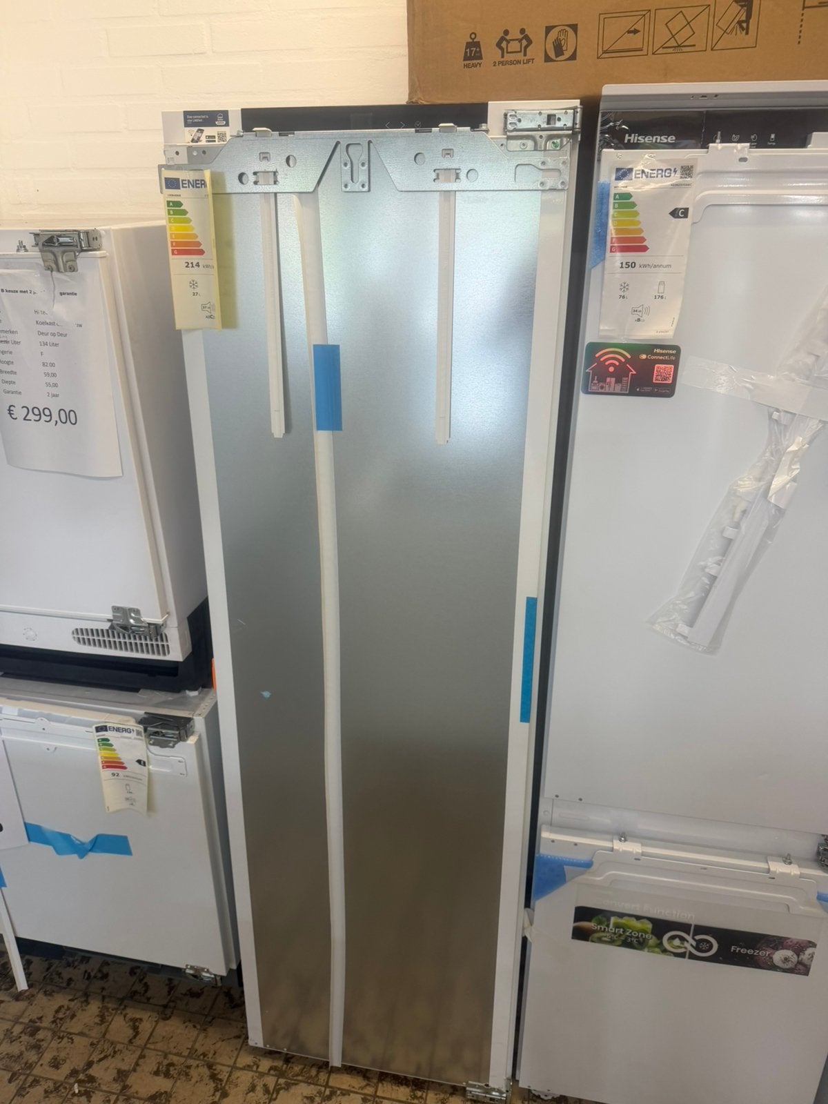 Inbouw koelvriescombinatie Liebherr no frost ik5z1fa1 nieuw, 200 liter of meer, Nieuw, 45 tot 60 cm, Liebherr