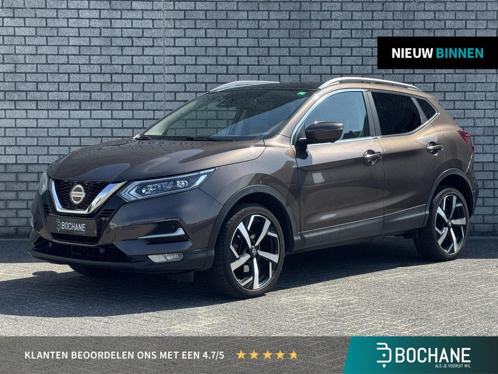 Nissan Qashqai 1.3 DIG-T Tekna | Trekhaak | Panoramadak | 36, Auto's, Nissan, Stof, Gebruikt, 4 cilinders, Origineel Nederlands