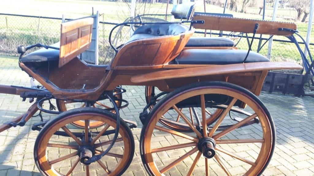 antieke koets rijtuig voor grote pony,s of kleinne paarden, Ophalen